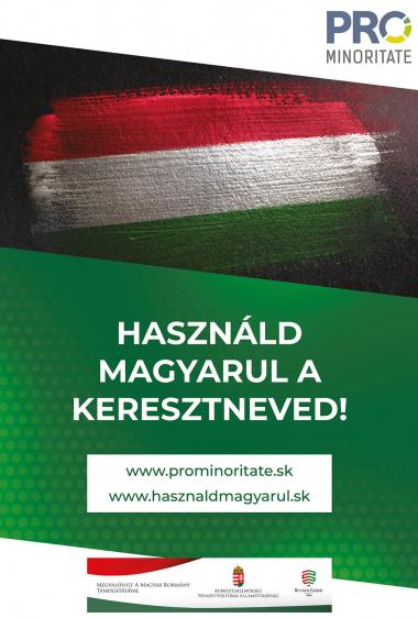 Használd magyarul a keresztneved!